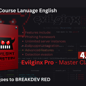Evilginx Pro Latest Master Course – Advanced Phishing & Red Team Simulation Training